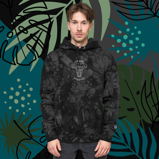 Unisex Champion tie-dye hoodie