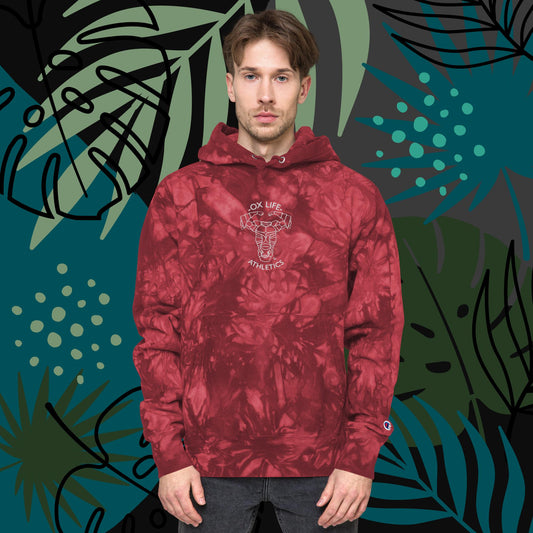 Unisex Champion tie-dye hoodie